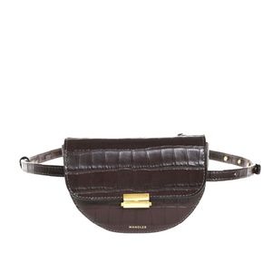 Wandler Anna Belt Leather Cross Body Marrone Shoul